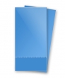 Ticket, 5,5 x 8,5 cm + perfo